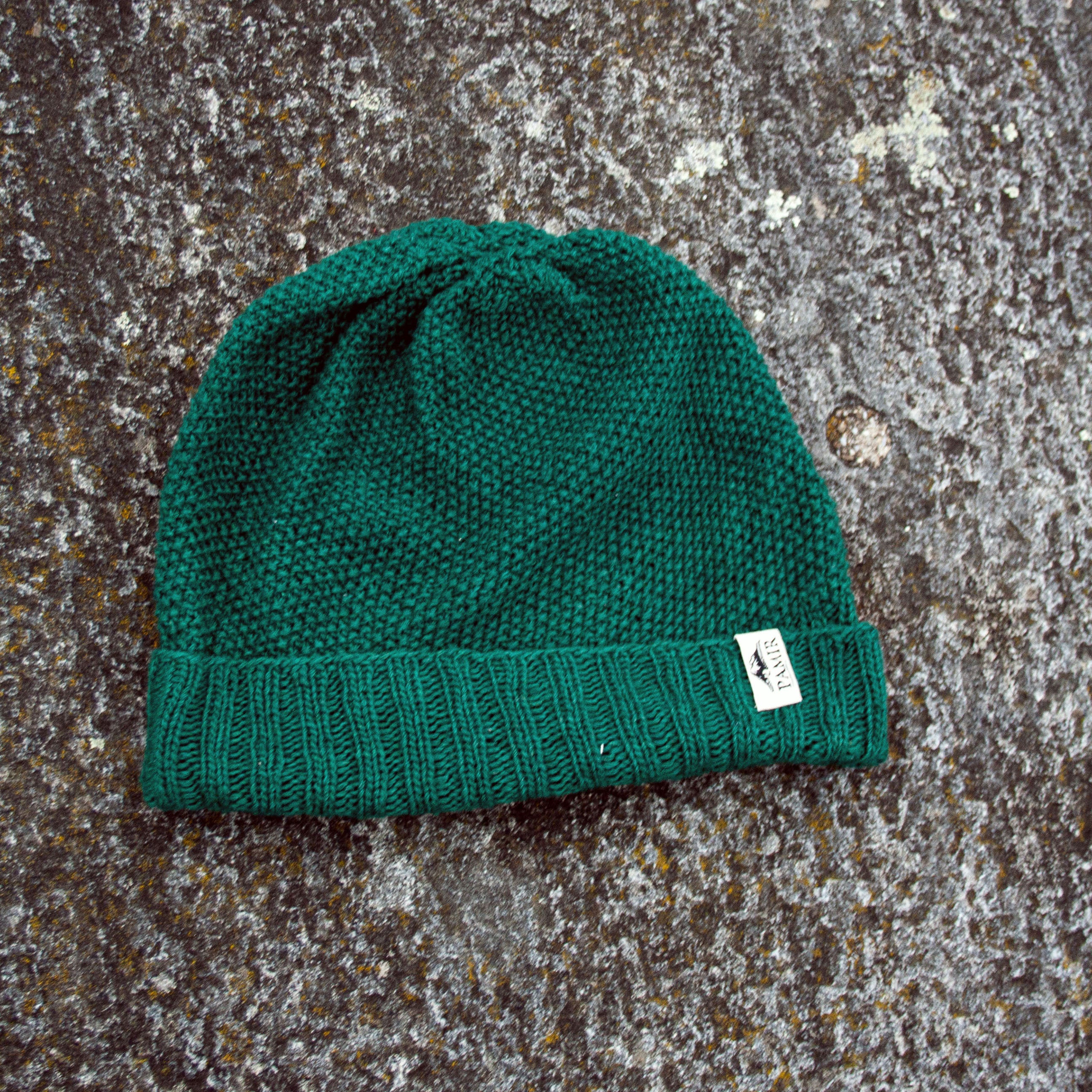 Beanie N#2 im Perlmuster aus SUPERIOR Kaschmirgarn in Algae