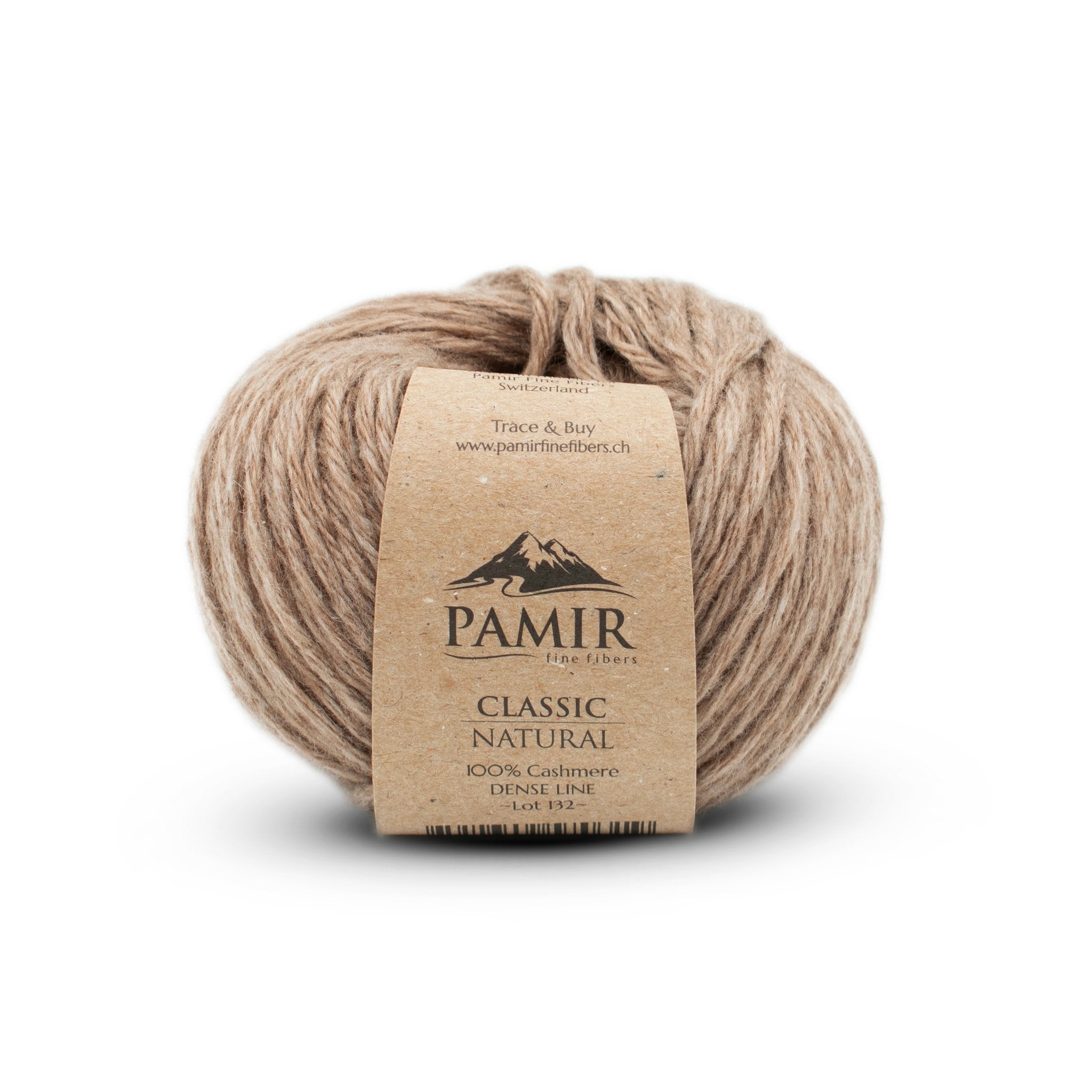 Cashmere CLASSIC Garn in der Farbe Natural, Vorderansicht