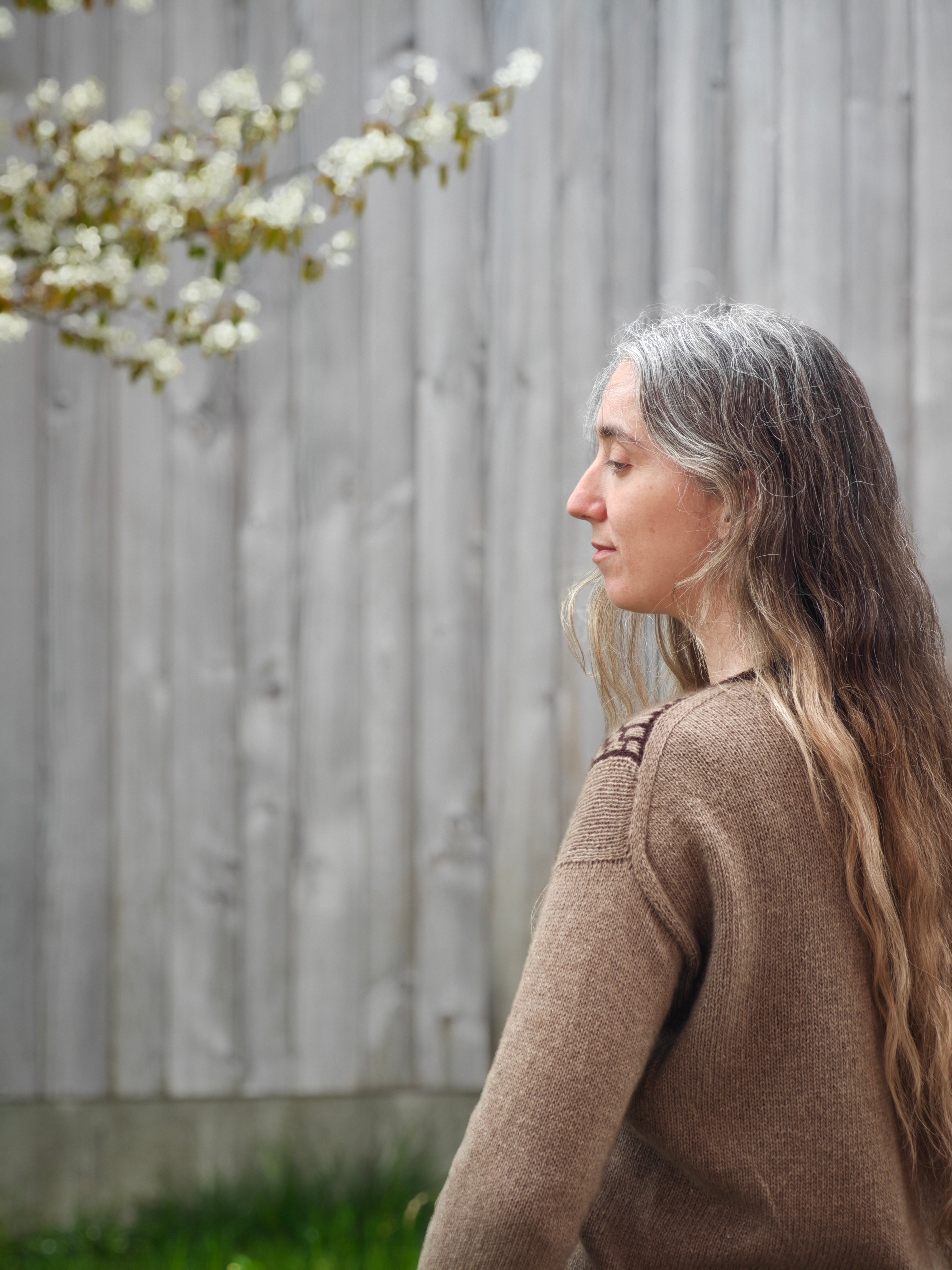 Nuri Cardigan von Sidispinnt, Rückansicht
