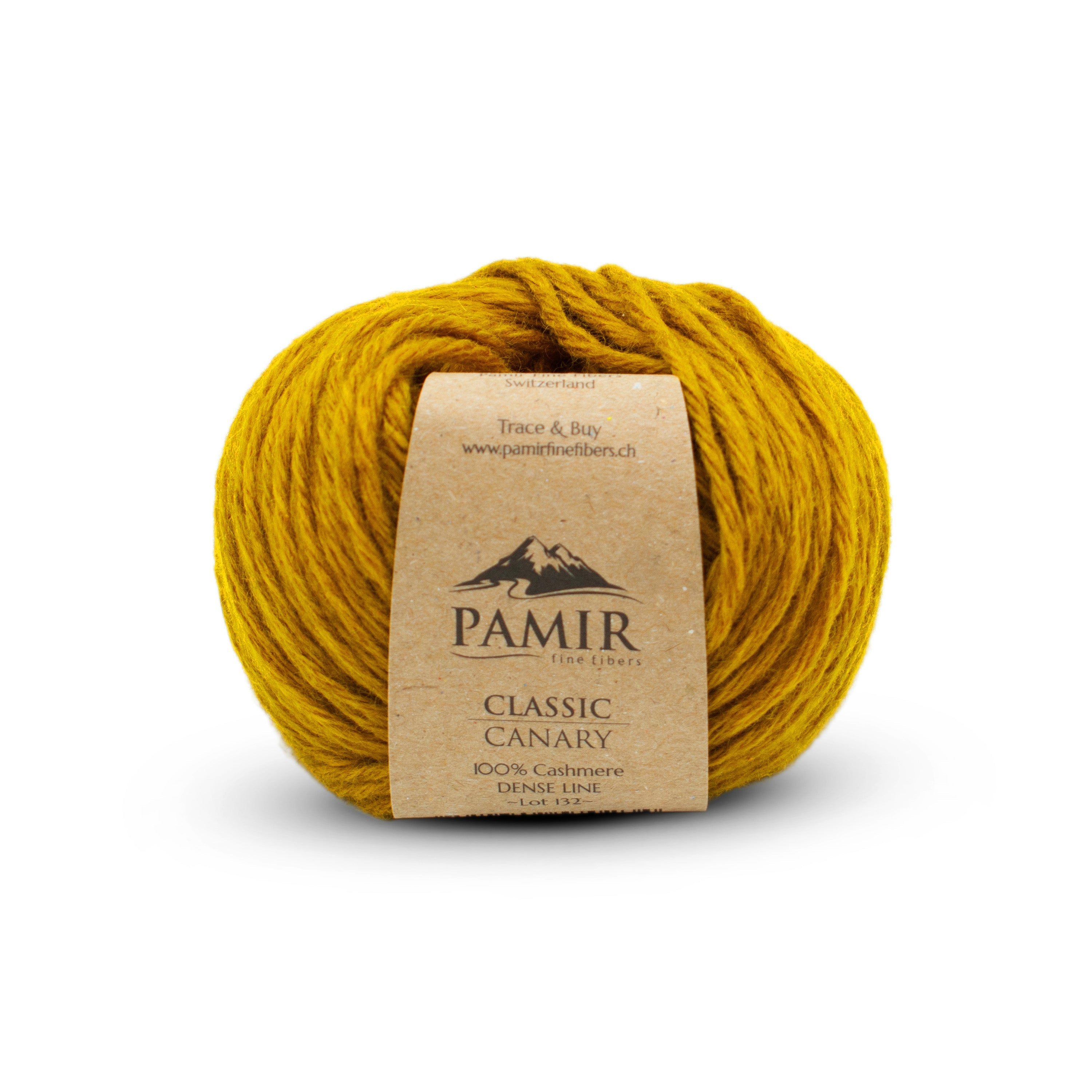Cashmere CLASSIC Garn in der Farbe Canary, Vorderansicht