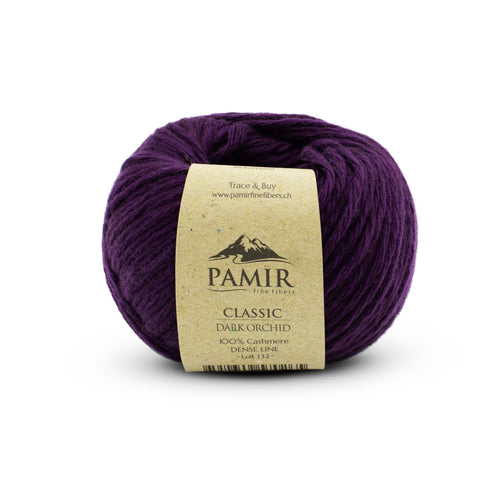 Cashmere CLASSIC Garn in der Farbe Dark Orchid, Vorderansicht