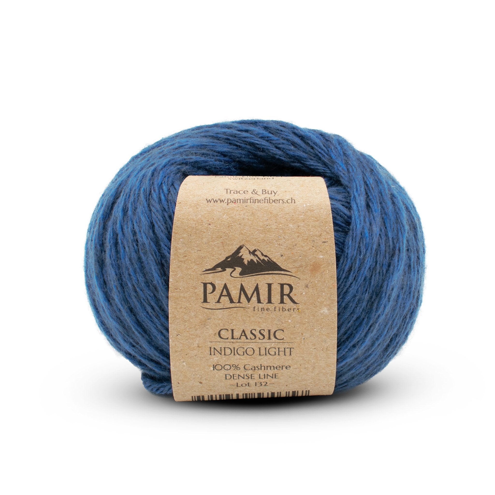 Cashmere CLASSIC Garn in der Farbe Indigo Light, Vorderansicht