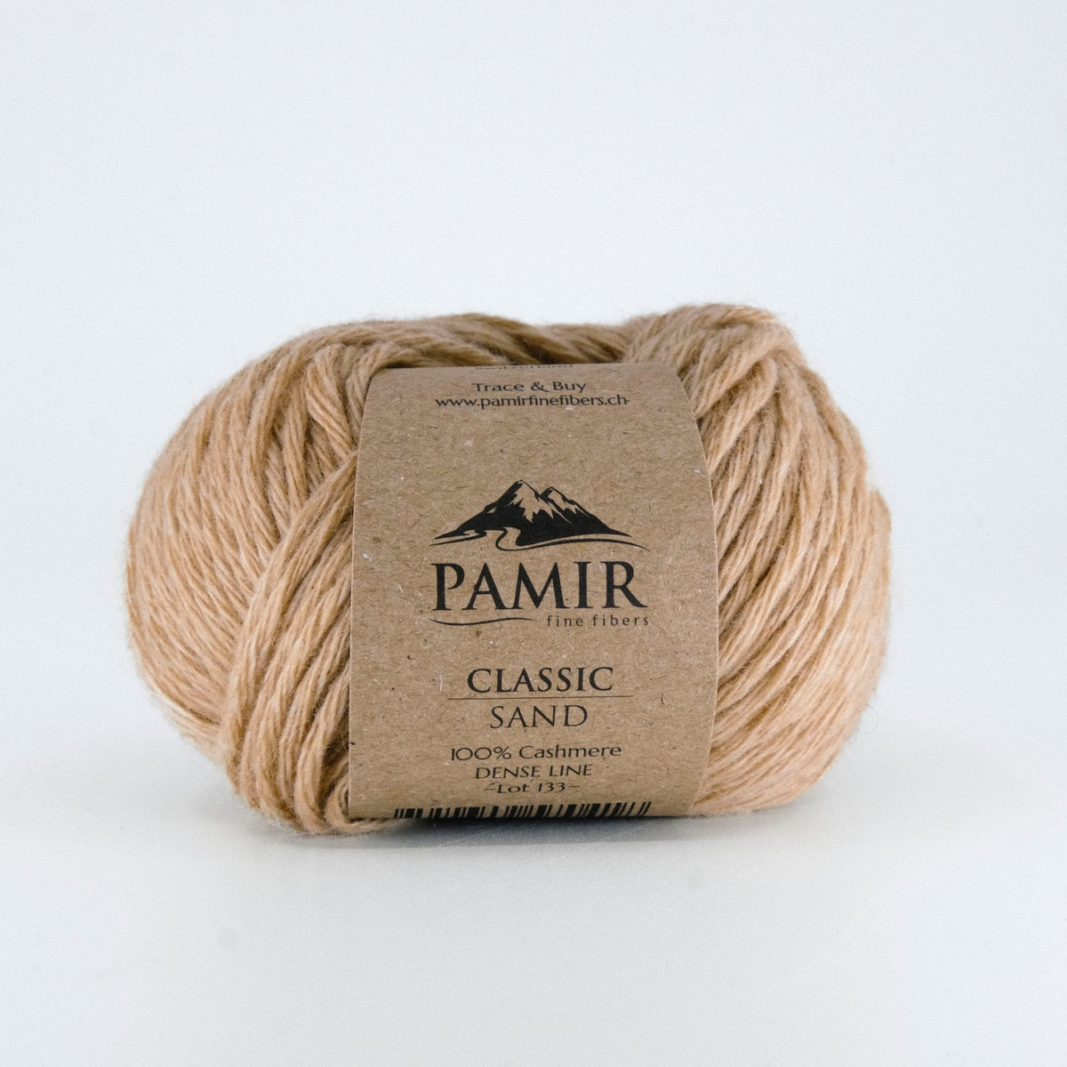 Cashmere CLASSIC Garn in der Farbe Sand, Vorderansicht