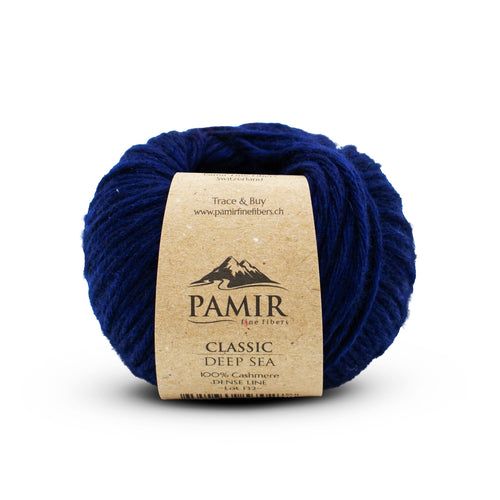 Cashmere CLASSIC Garn in der Farbe Deep Sea, Vorderansicht