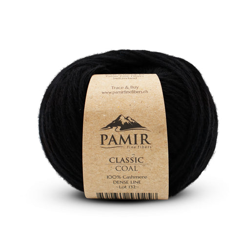 Cashmere CLASSIC Garn in der Farbe Coal, Vorderansicht