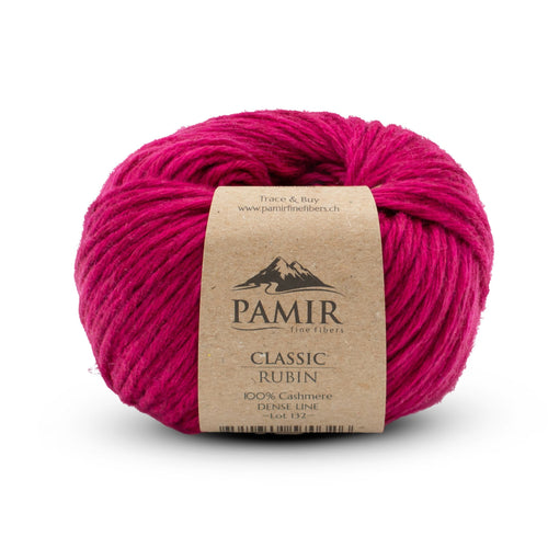 Cashmere CLASSIC Garn in der Farbe Rubin, Vorderansicht