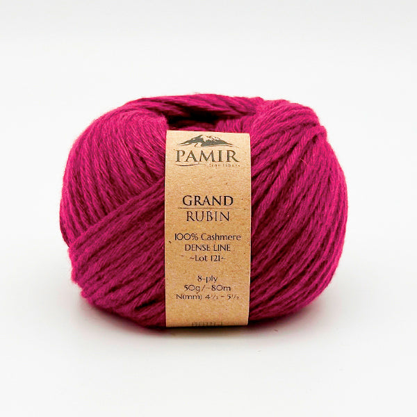 Cashmere GRAND Garn in der Farbe Rubin, Vorderansicht