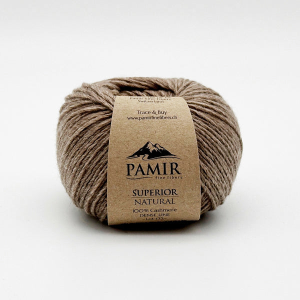 Cashmere SUPERIOR Garn in der Farbe Natural, Vorderansicht