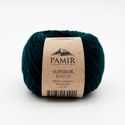 Cashmere SUPERIOR Garn in der Farbe Bosco, Vorderansicht