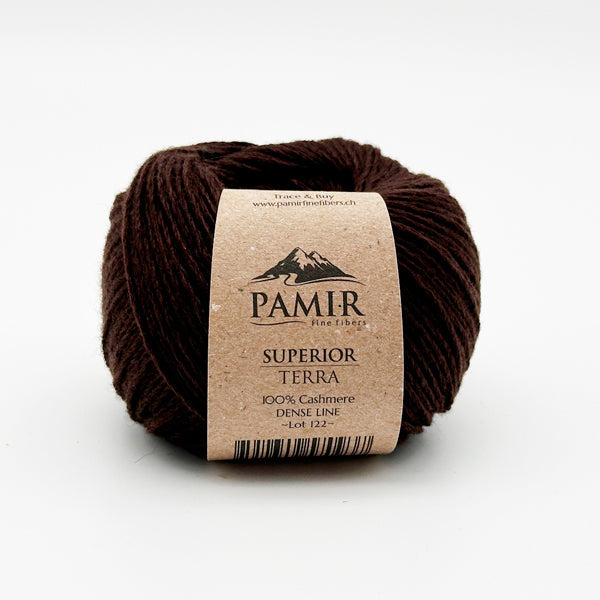 Cashmere SUPERIOR Garn in der Farbe Terra, Vorderansicht