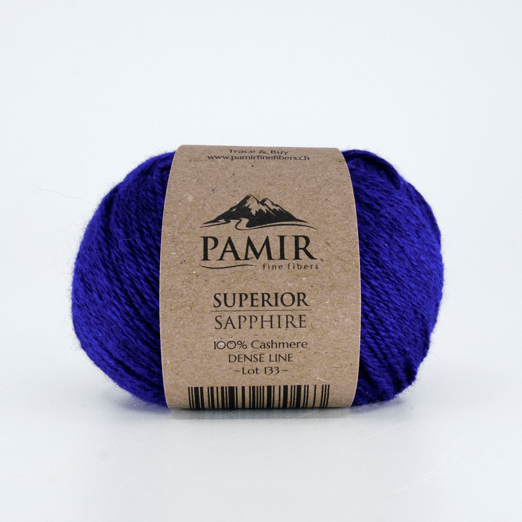 Cashmere SUPERIOR Garn in der Farbe Sapphire, Vorderansicht