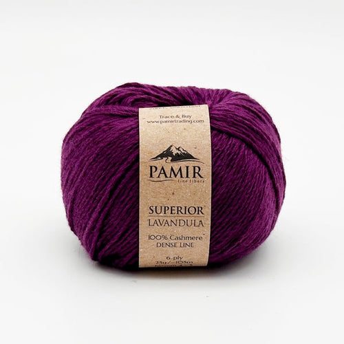 Cashmere SUPERIOR Garn in der Farbe Lavandula, Vorderansicht