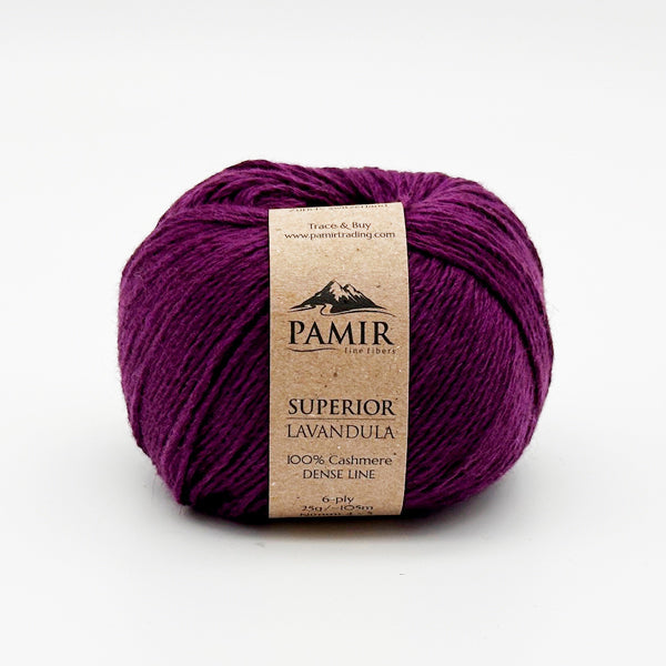 Cashmere SUPERIOR Garn in der Farbe Lavandula, Vorderansicht