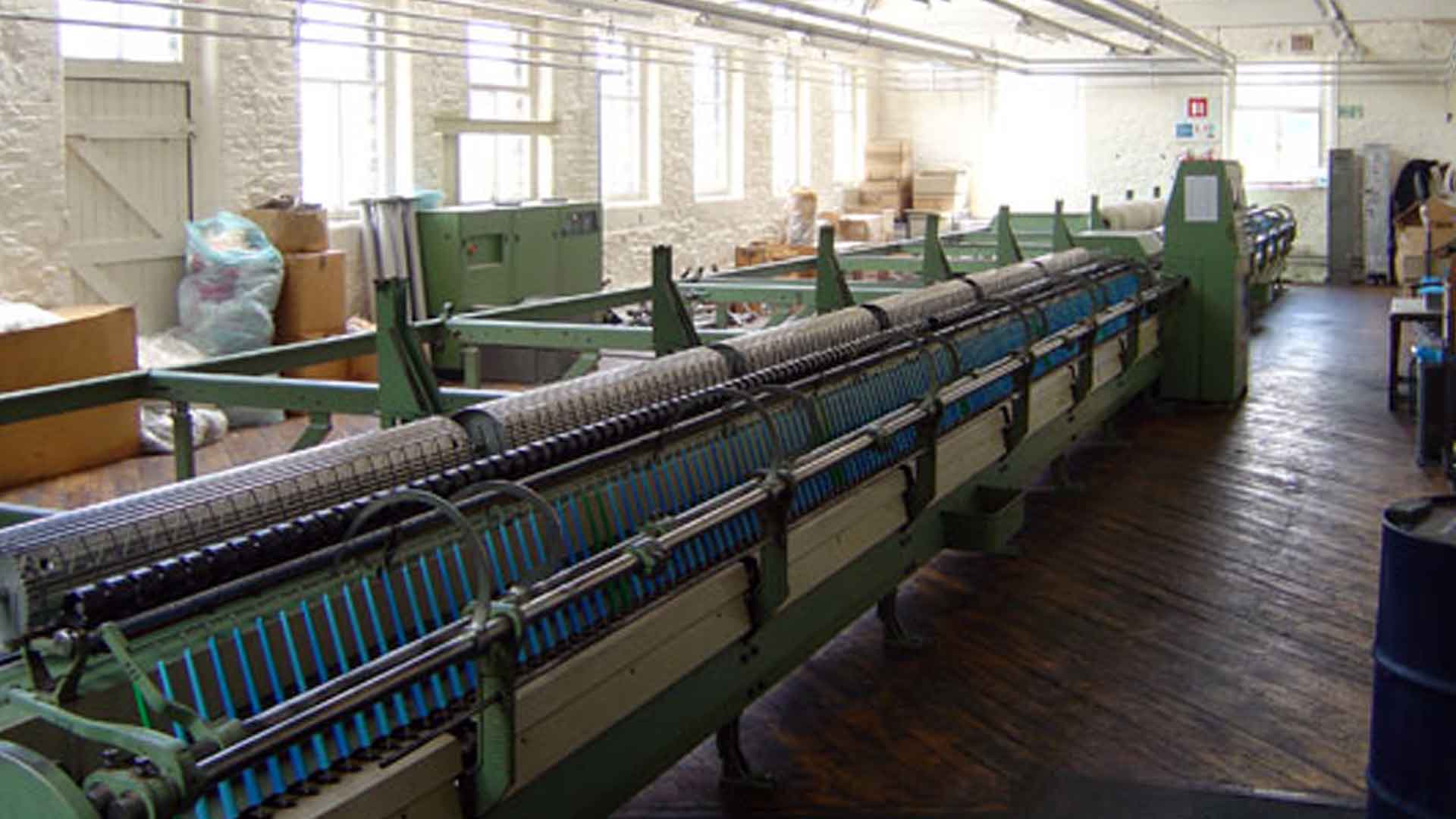 Spinnmaschine in der Spinnerei